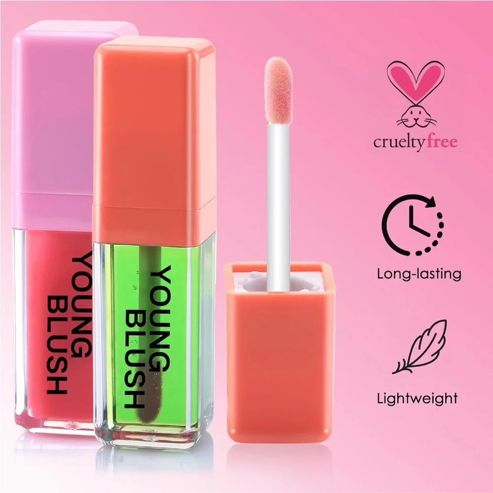 Erinde Tinted Liquid Blush Oil, Blendable, Hydrating & Lightweight Formula